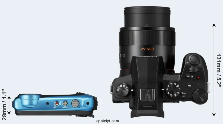 Compare XP130 versus FZ1000 II top