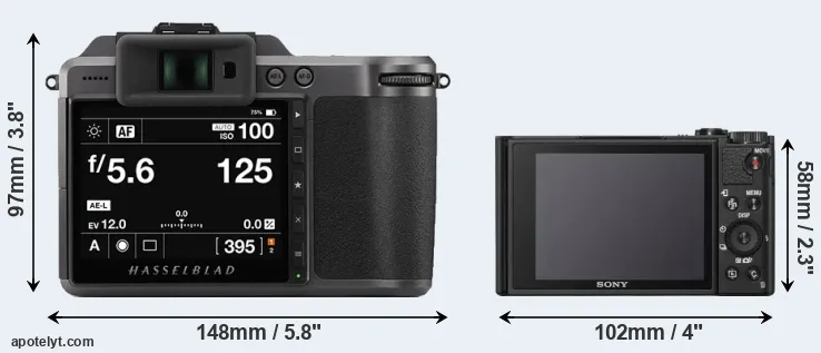 Comparison X1D II or WX800 rear