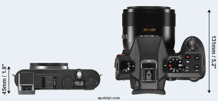 Compare CL versus V-LUX Typ 114 top
