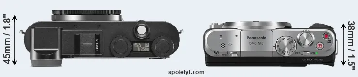 Compare CL versus GF6 top