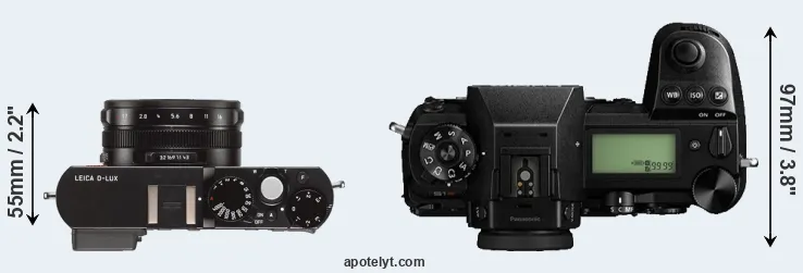 Compare D-LUX Typ 109 versus S1R top
