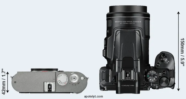 Compare M-E Typ 240 versus P950 top