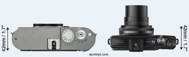 Compare M-E Typ 240 versus XZ-1 top