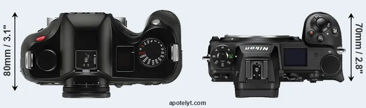 Compare S Typ 006 versus Z6 II top