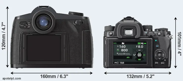 Comparison S2 or KP rear