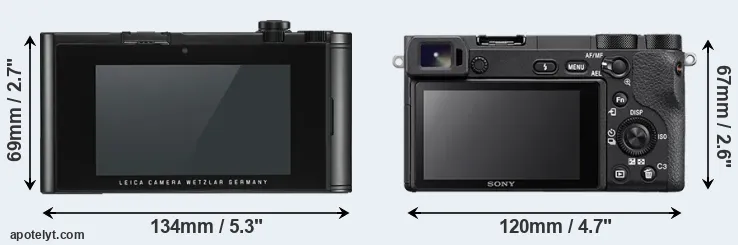 Comparison TL2 or A6500 rear