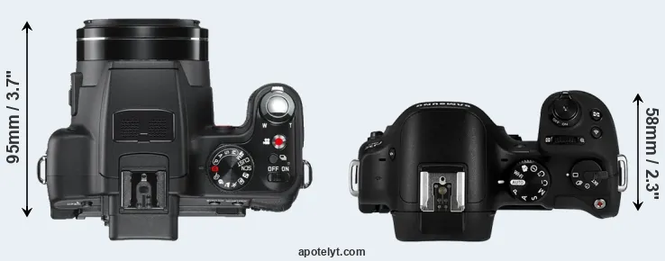 Compare V-LUX 2 versus NX30 top