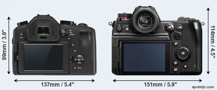 Comparison V-LUX Typ 114 or S1H rear