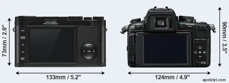 Comparison X Typ 113 or GH2 rear