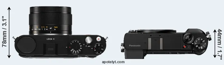 Compare X Typ 113 versus GX80 top
