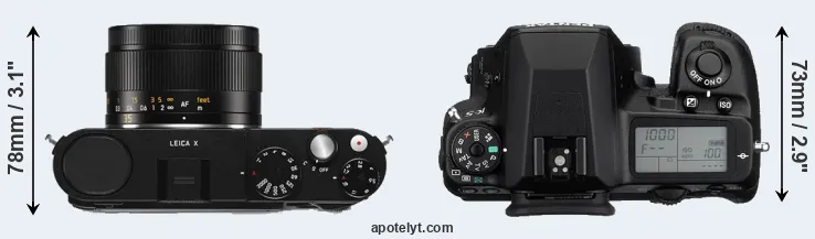 Compare X Typ 113 versus K-5 top