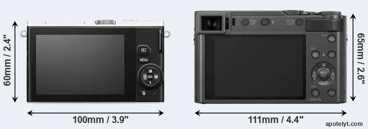 Comparison J4 or TZ200 rear