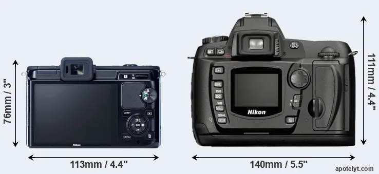 Comparison V1 or D70 rear