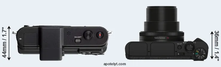 Compare V1 versus HX90V top
