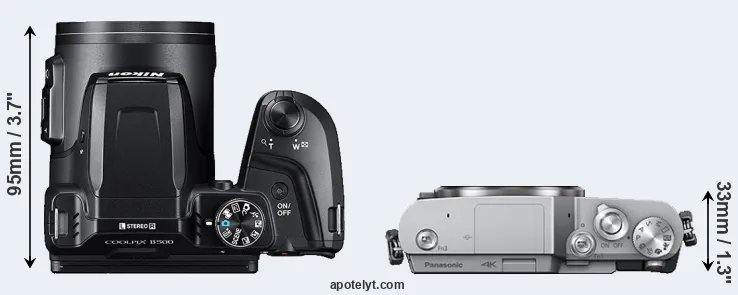 Compare B500 versus GX850 top