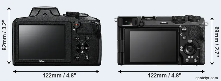 Comparison B600 or A6700 rear