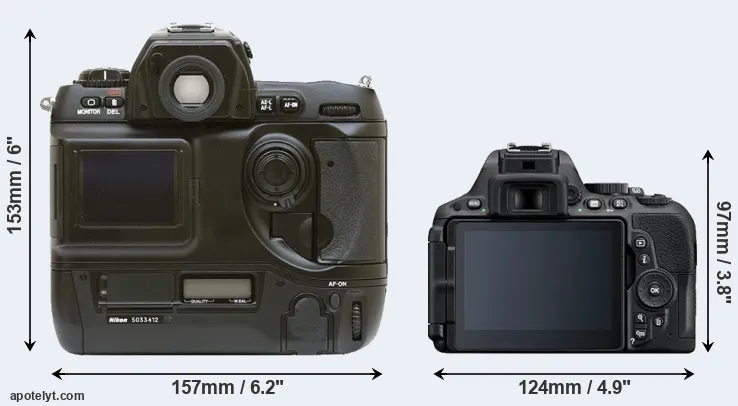 Comparison D1 or D5500 rear