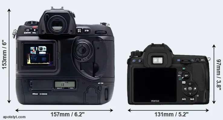 Comparison D1X or K-5 rear
