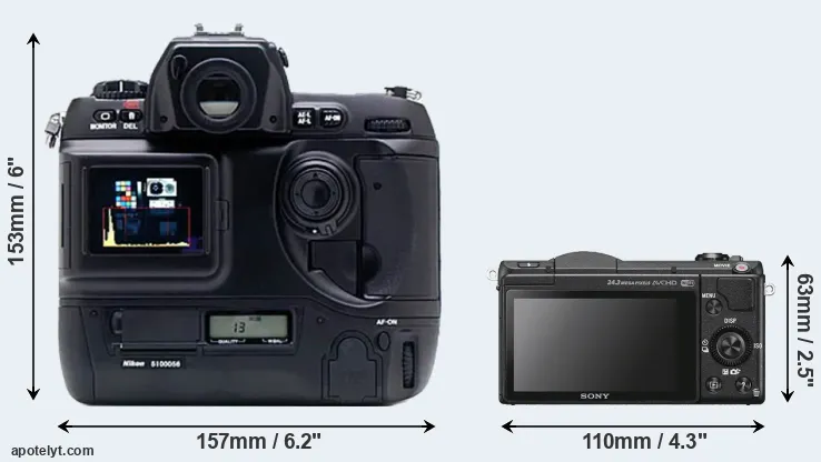 Comparison D1X or A5100 rear