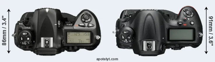 Compare D2X versus D4S top