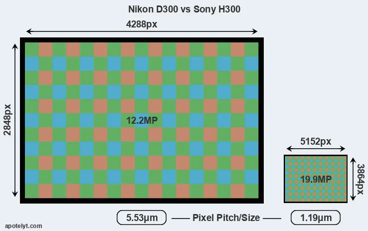 D300 versus H300 MP