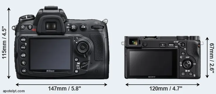 Comparison D300S or A6300 rear