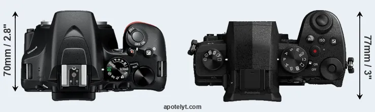 Compare D3500 versus G95 top