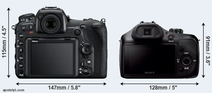 Comparison D500 or A3000 rear