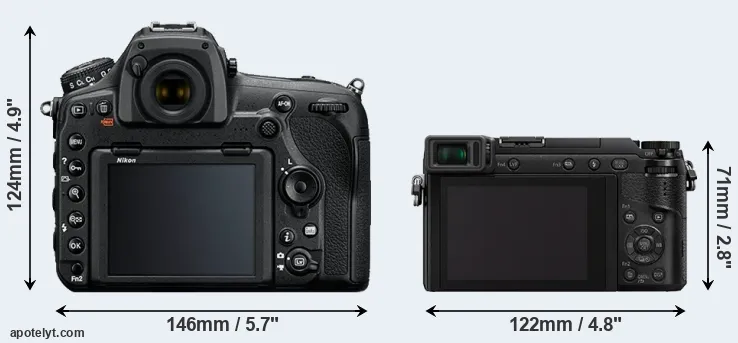 Comparison D850 or GX85 rear