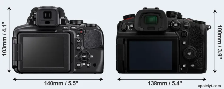 Comparison P900 or GH6 rear