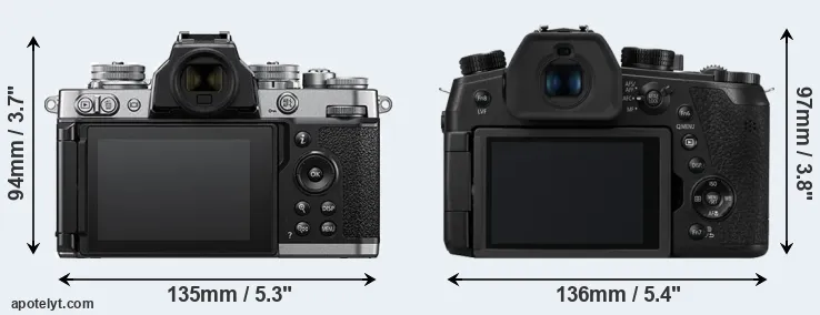 Comparison Z fc or FZ1000 II rear