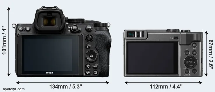 Comparison Z5 or ZS70 rear
