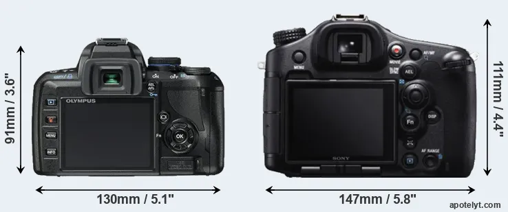 Comparison E-450 or A99 rear