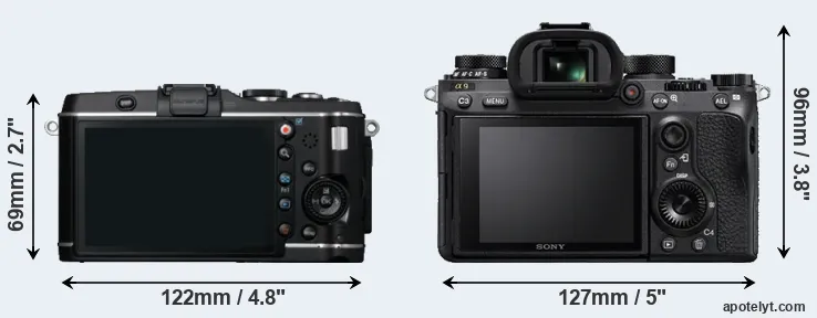 Comparison E-P3 or A9 rear