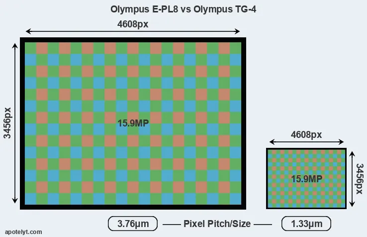 E-PL8 versus TG-4 MP