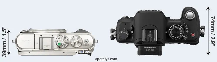 Compare E-PL9 versus G10 top
