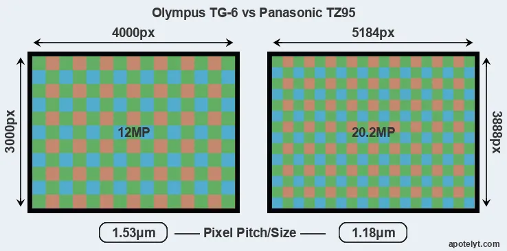 TG-6 versus TZ95 MP