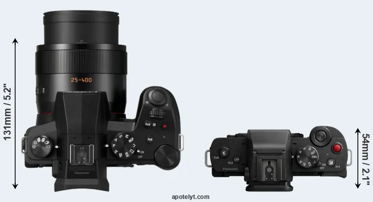 Compare FZ1000 II versus G110 top