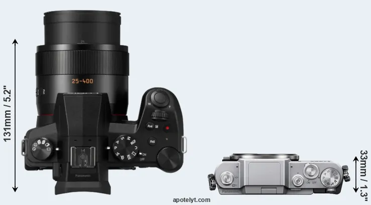 Compare FZ1000 II versus GF7 top