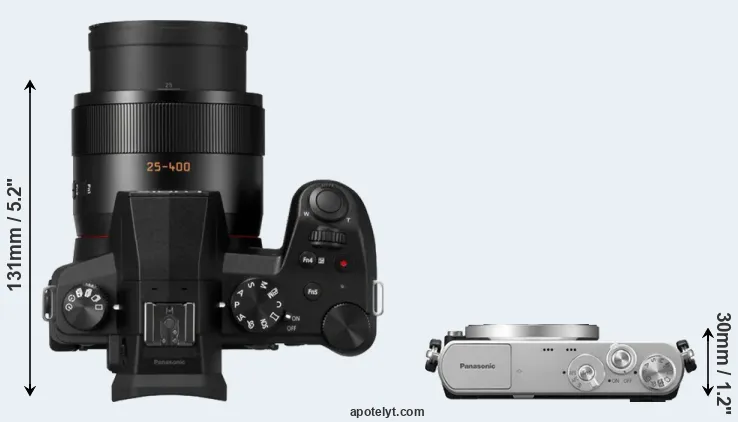 Compare FZ1000 II versus GM1 top