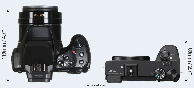 Compare FZ80 versus A6600 top