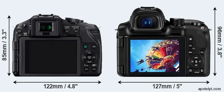Comparison G6 or NX30 rear