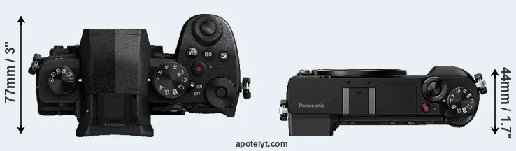 Compare G90 versus GX85 top