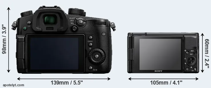 Comparison GH5 or ZV-1 rear