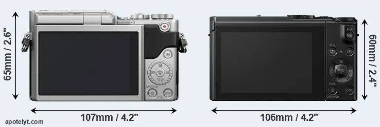 Comparison GX800 or LX10 rear