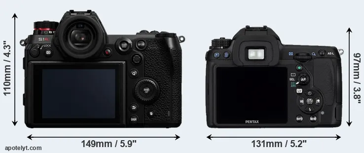 Comparison S1R or K-5 rear
